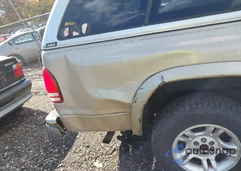 2002 Dodge Dakota Slt from USA, damaged, VIN 1B7GL42N22S624900